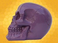 Crne Violet Brillant Squelette Humain Dcoration Gothique DOD032-Viol